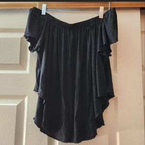 Black Off-Shoulder Top